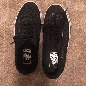 VANS LEOPARD PRINT SHOES